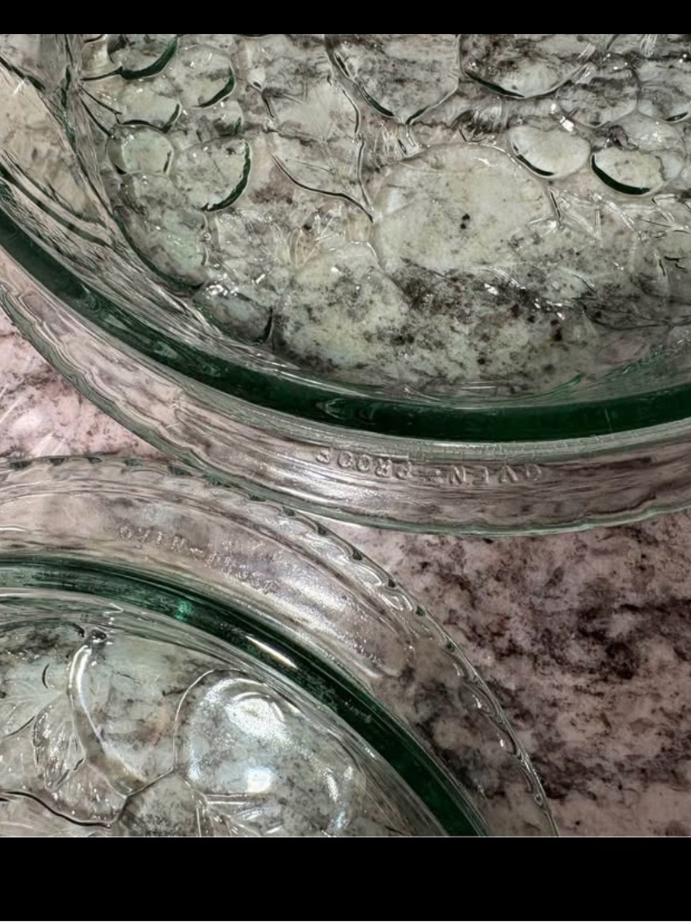 Textured Glass Covered Bowl - Seafoam Green - Picture 3 of 8